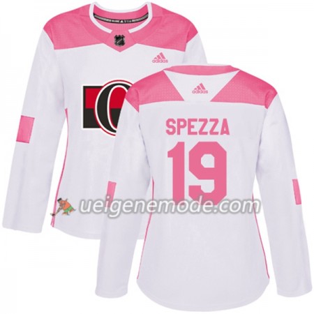 Dame Eishockey Ottawa Senators Trikot Jason Spezza 19 Adidas 2017-2018 Weiß Pink Fashion Authentic
